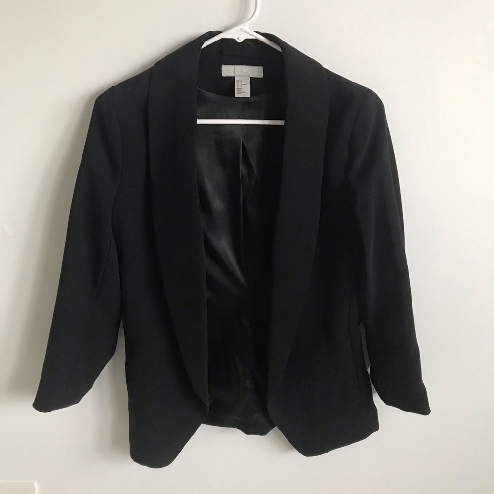 H&M black blazer